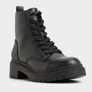 ALDO NWOT Black Combat Goer Moto Boots
